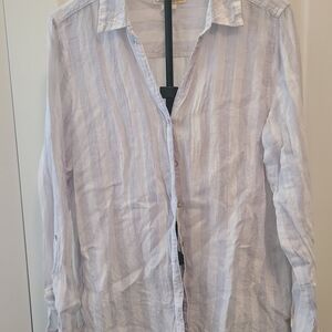C&C California Light Blue Striped Shirt